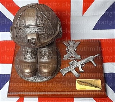 Royal Regiment of Scotland Boots and Virtus Helmet